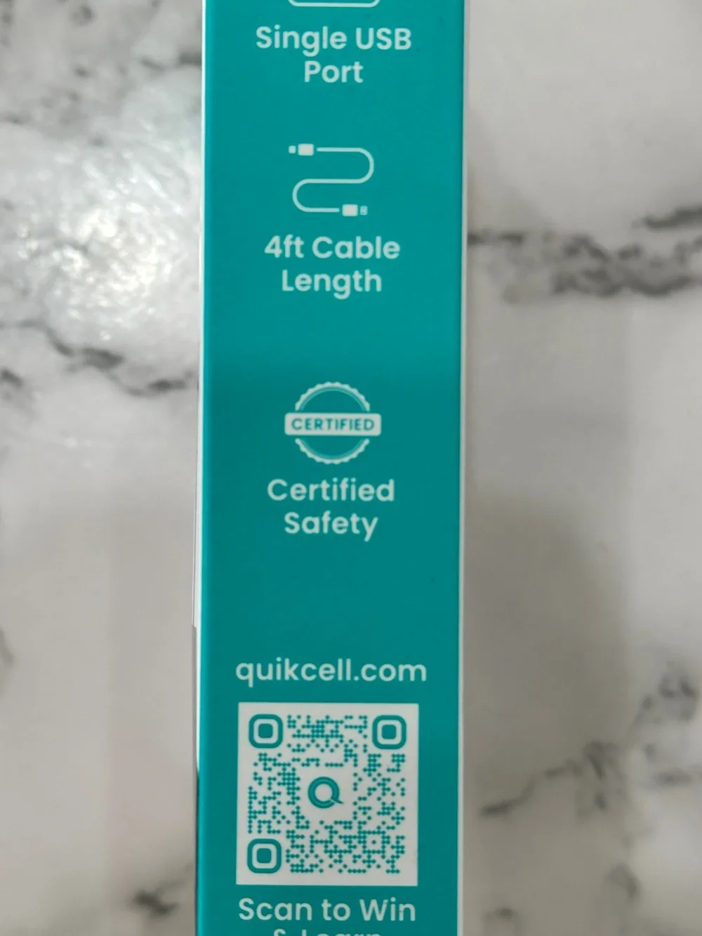 QuickCell 2.4A Wall Charger + 4FT Micro USB Cable NEW